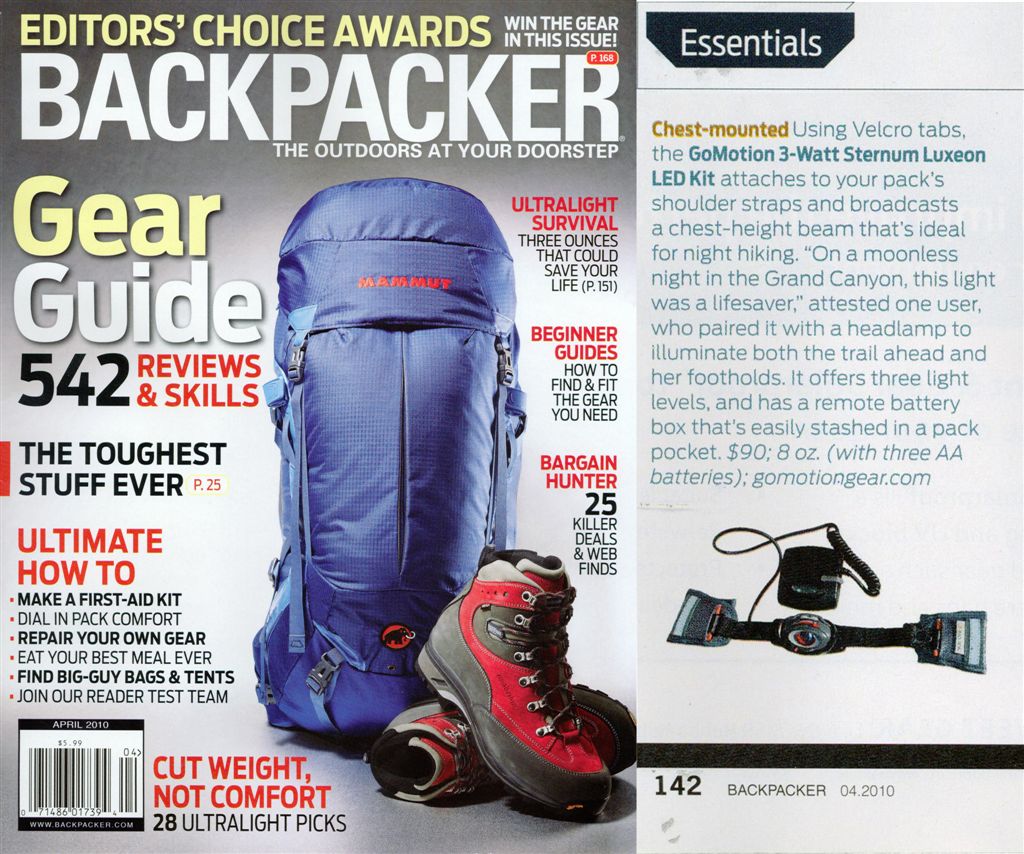 Backpacker Layout 2010